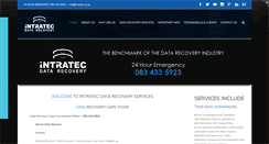 Desktop Screenshot of intratec.co.za